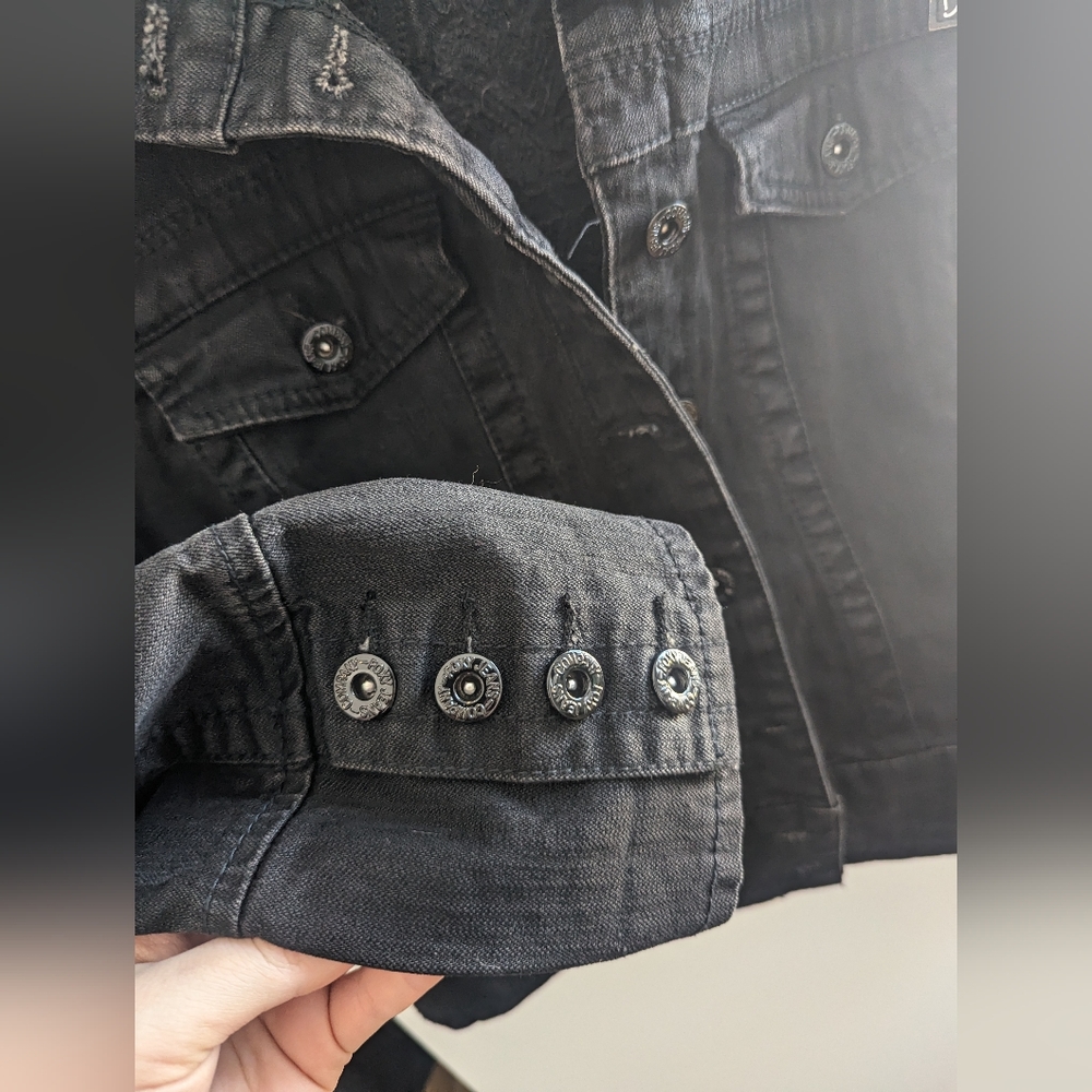 Embroidered Jean Jacket - Picture 2 of 3